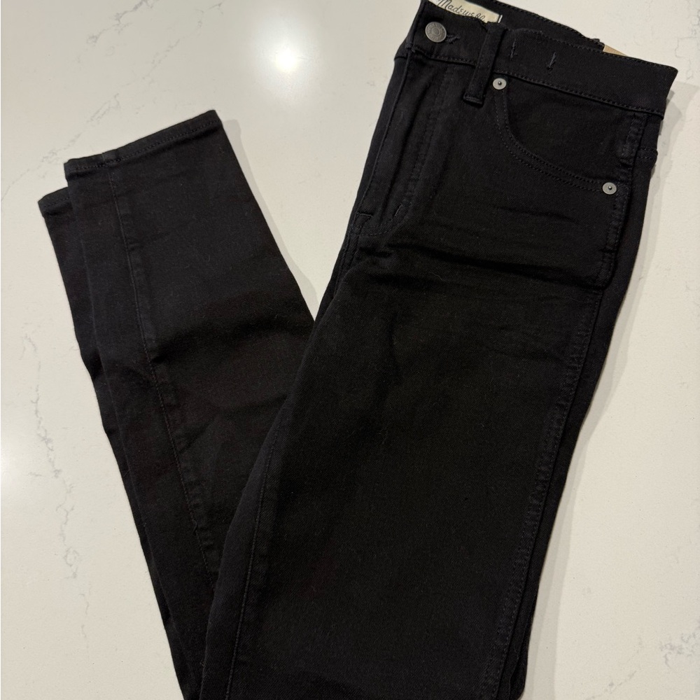 Madewell High-Rise Black Skinny Jeans